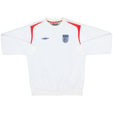 2005-07 England Umbro Sweat Top - 6/10 - (S)