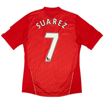 2010-12 Liverpool Home Shirt Suarez #7 - 4/10 - (M)