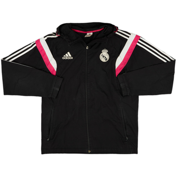 2014-15 Real Madrid adidas Hooded Track Jacket - 6/10 - (L)