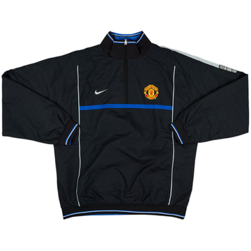 2002-03 Manchester United Nike Reversible 1/4 Zip Track Jacket - 9/10 - (XL)