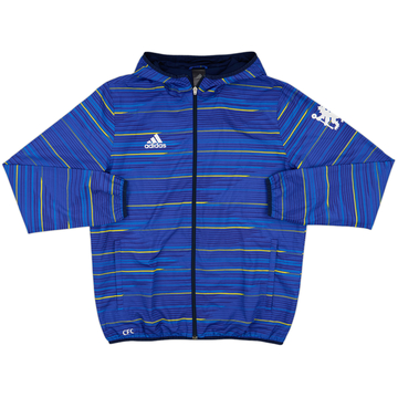 2014-15 Chelsea adidas Hooded Track Jacket - 10/10 - (L)