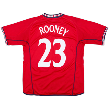 2002-04 England Away Shirt Rooney #23 - 6/10 - (L)