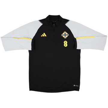 2022-23 Northern Ireland adidas 1/4 Zip Sweat Top - 7/10 - (M)