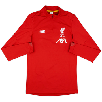 2019-20 Liverpool New Balance 1/4 Zip Training Top - 8/10 - (S)