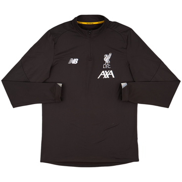 2019-20 Liverpool New Balance 1/4 Zip Drill Top - 8/10 - (L)