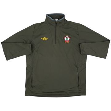 2012-13 Southampton Umbro 1/4 Zip Sweat Top - 9/10 - (XL)