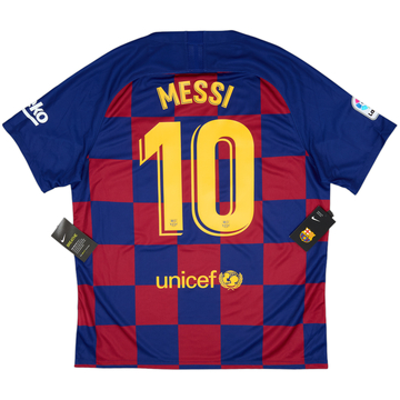 2019-20 Barcelona Home Shirt Messi #10 (XL)
