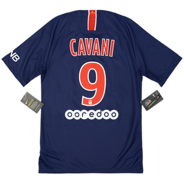 2018-19 Paris Saint-Germain Home Shirt Cavani #9 (S)