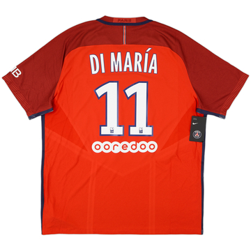 2016-17 Paris Saint-Germain Authentic Away Shirt Di Maria #11 (XXL)