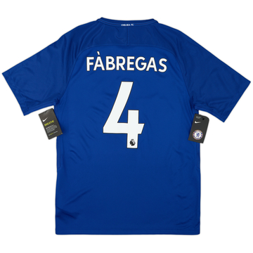 2017-18 Chelsea Home Shirt Fabregas #4 (M)