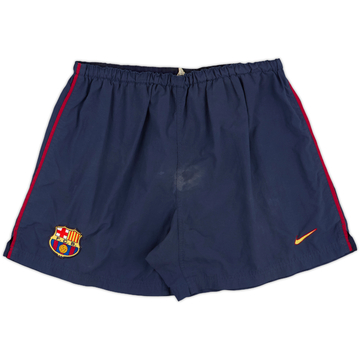 1999-00 Barcelona Nike Home Shorts - 5/10 - (XL)