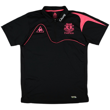 2009-10 Everton Le Coq Sportif 1/4 Zip Polo Shirt - 9/10 - (M)