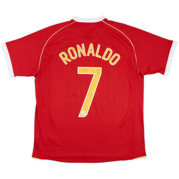 2006-07 Manchester United Home Shirt Ronaldo #7 - 6/10 - (L)