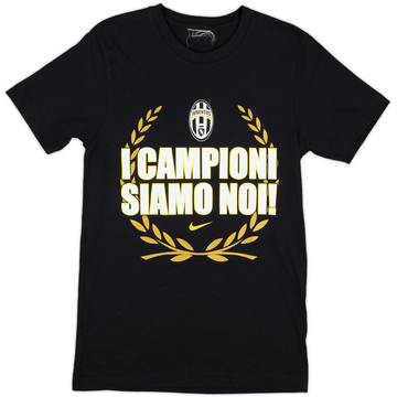2012-13 Juventus Nike 'I Campioni Siamo Noi' Graphic Tee - 8/10 - (XL.Boys)