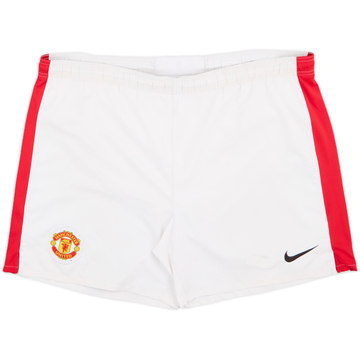 2009-10 Manchester United Home Shorts - 5/10 - (XL)