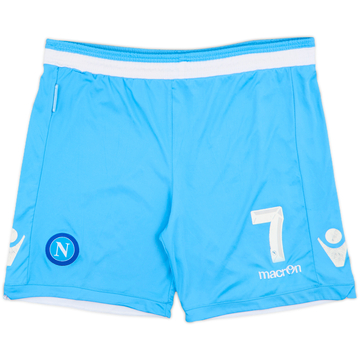 2013-14 Napoli Player Issue Alternate Home Shorts #7 - 5/10 - (XL)
