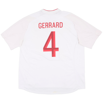 2012-13 England Home Shirt Gerrard #4 - 8/10 - (3XL)