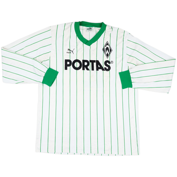 1987-88 Werder Bremen Match Issue Home L/S Shirt #2