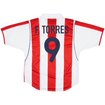 2001-02 Atletico Madrid Home Shirt F.Torres #9 - 9/10 - (M)