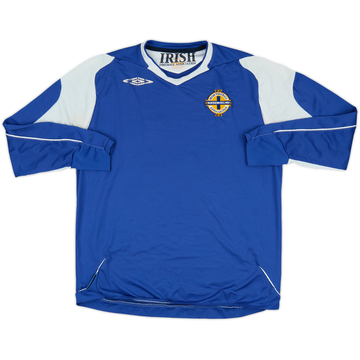 2006-08 Northern Ireland Away L/S Shirt - 4/10 - (L)