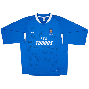 2006-07 Farsley Celtic 'Squad Signed' Home L/S Shirt - 6/10 - (L)