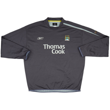 2005-06 Manchester City Reebok Sweat Top - 4/10 - (XL)