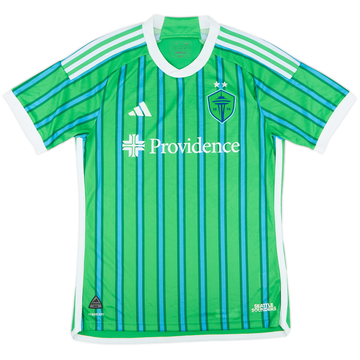 2024-25 Seattle Sounders Authentic Home Shirt - 10/10 - (M)