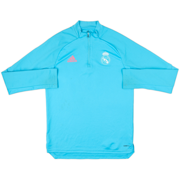 2020-21 Real Madrid adidas 1/4 Zip Drill Top - 5/10 - (M)