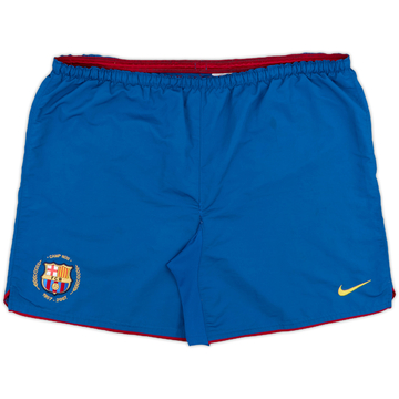 2007-08 Barcelona Home Shorts - 6/10 - (XL)