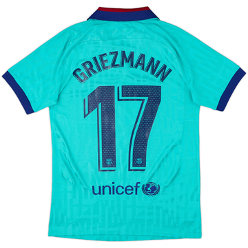 2019-20 Barcelona Authentic Third CL Shirt Griezmann #17 - 8/10 - (S)