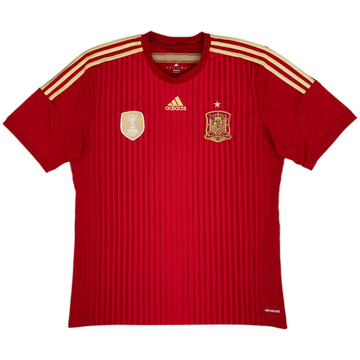 2013-15 Spain Home Shirt - 7/10 - (L)