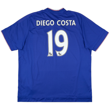 2015-16 Chelsea Home Shirt Diego Costa #19 - 7/10 - (XXL)