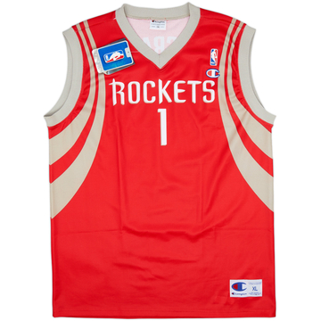 2004-10 Houston Rockets McGrady #1 Champion Away Jersey (XL)