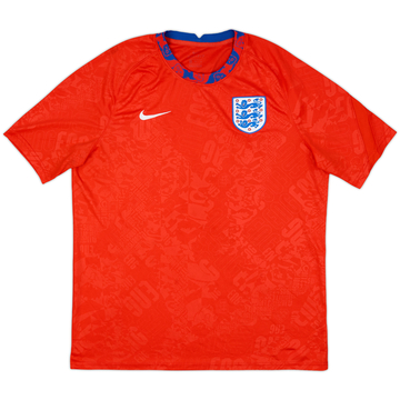 2020-21 England Nike Training Shirt - 8/10 - (XL)