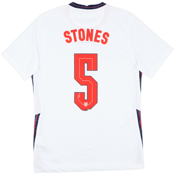 2020-22 England Home Shirt Stones #5 - 10/10 - (M)
