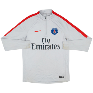 2017-18 Paris Saint-Germain Nike 1/4 Zip Drill Top - 6/10 - (M)