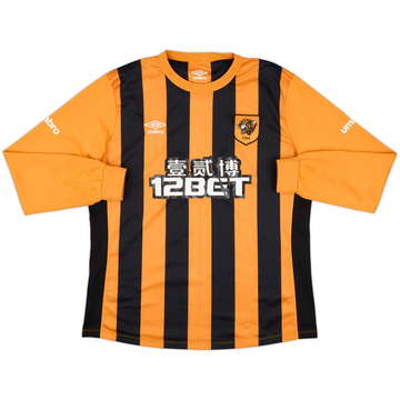 2014-15 Hull City Home L/S Shirt - 4/10 - (L)