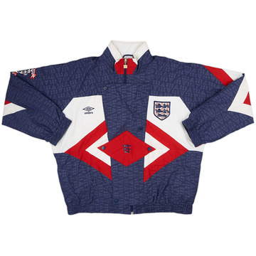 1990-92 England Umbro Track Jacket - 9/10 - (XXL)