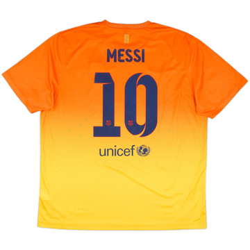 2012-13 Barcelona Basic Away Shirt Messi #10 - 6/10 - (XXL)