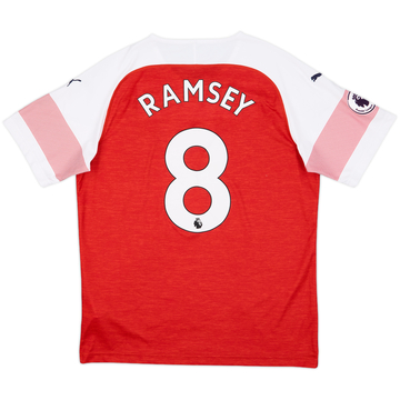 2018-19 Arsenal Home Shirt Ramsey #8 - 10/10 - (L)