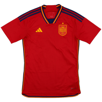2022-23 Spain Home Shirt - 10/10 - (S)