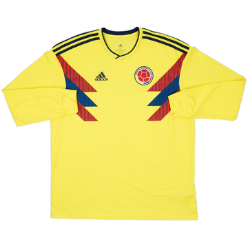 2018-19 Colombia Home L/S Shirt - 9/10 - (XL)