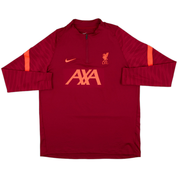 2021-22 Liverpool Nike 1/4 Zip Drill Top - 8/10 - (XL)