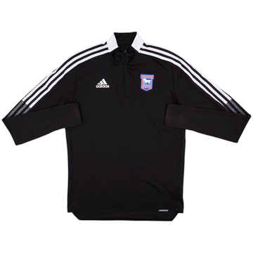 2021-22 Ipswich adidas 1/4 Zip Drill Top - 9/10 - (M)