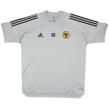 2019-20 Wolves Staff Issue adidas Training Shirt 'SO' - 10/10 - (L)
