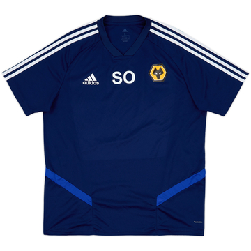 2019-20 Wolves Staff Issue adidas Training Shirt 'SO' - 10/10 - (L)