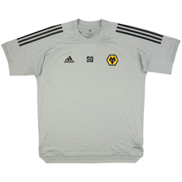 2019-20 Wolves Staff Issue adidas Training Shirt SO - 10/10 - (L)