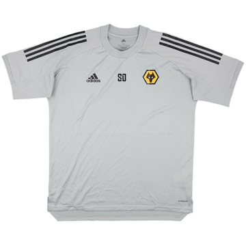 2019-20 Wolves Staff Issue adidas Training Shirt SO - 10/10 - (L)