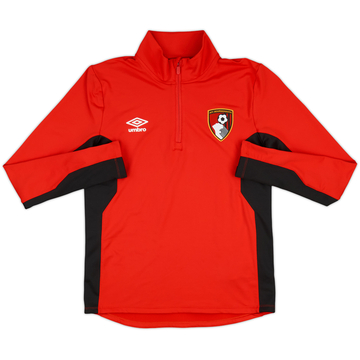 2018-19 Bournemouth Umbro 1/4 Zip Drill Top - 9/10 - (S)