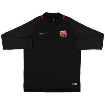2017-18 Barcelona Nike 1/4 Zip Drill Top - 8/10 - (L)